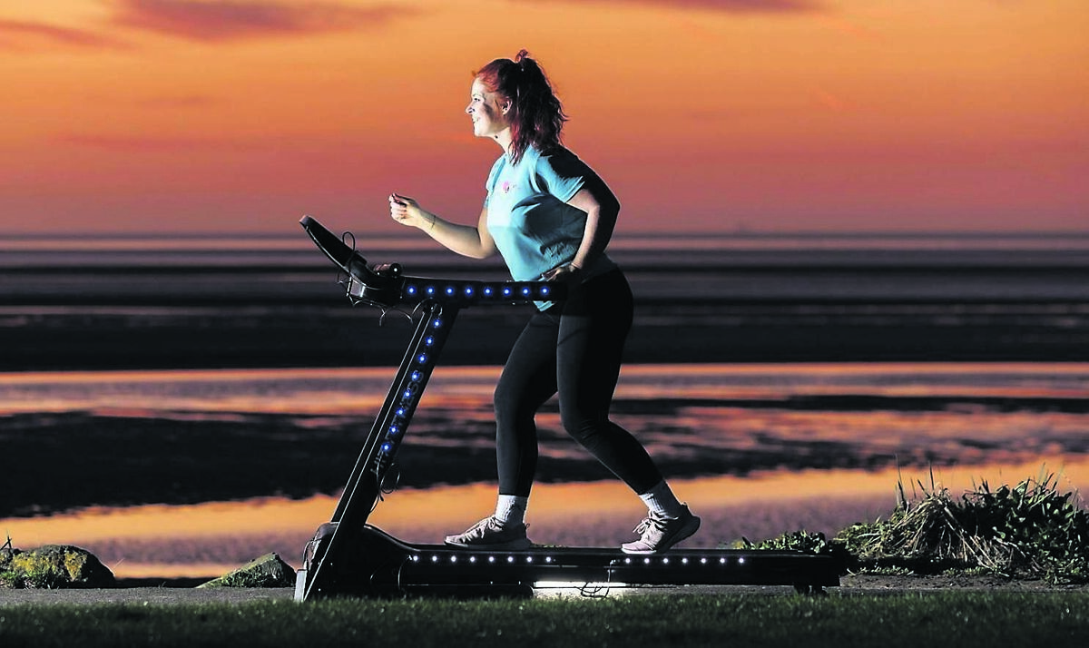 Niamh Doyle at the launch of LauraLynn’s Treadmill Challenge, which will take place over 12 hours in Cork this year