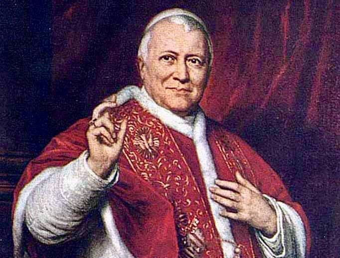 Pope Pius IX (Giovanni Maria Mastai Ferretti), the longest-serving pope. 