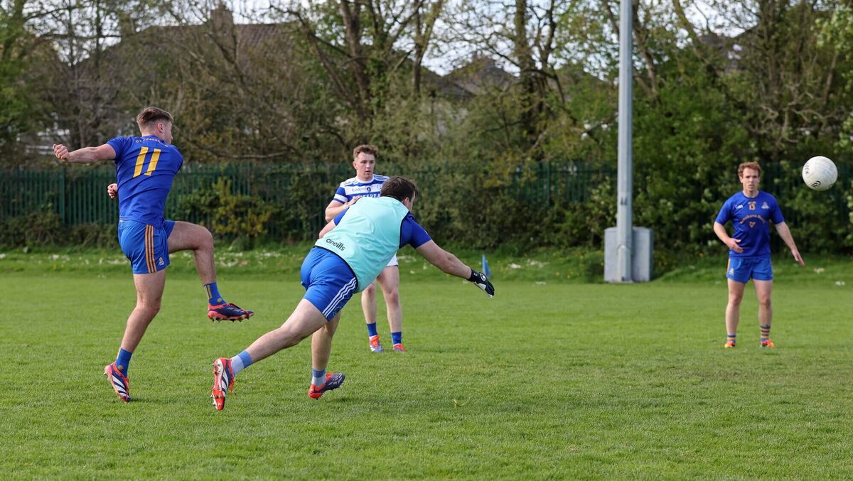  William Buckley of St Finbarr's scores a goal past Castlehaven goalkeeper Darragh Cahalane. Picture: Jim Coughlan