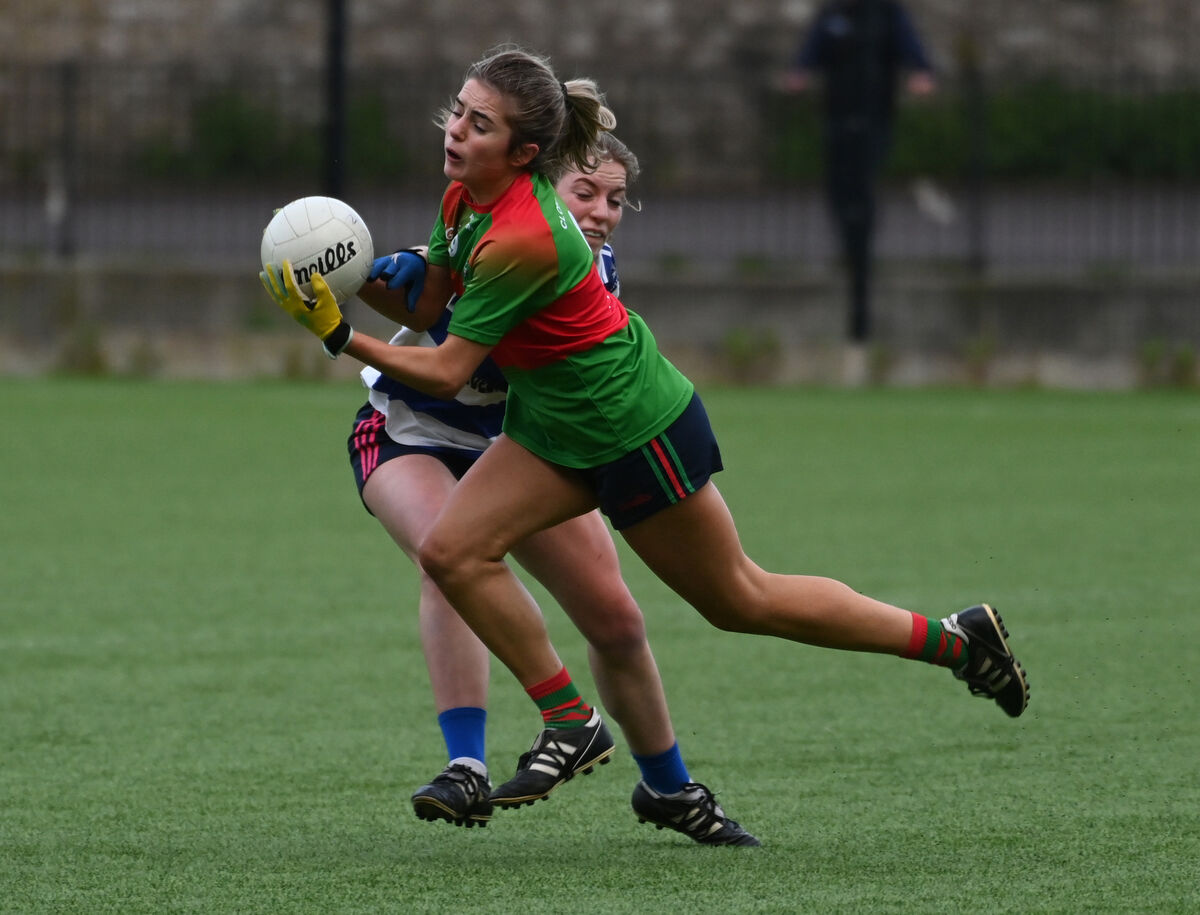 Cork's Kate O'Donovan, in action for her club Clonakilty against Kinsale's Kate Redmond. O'Donovan worked hard all through for Cork at midfield to help seal their win over Kerry. Picture: Eddie O'Hare Cork's Kate O'Donovan, in action for her club Clonakilty against Kinsale's Kate Redmond. O'Donovan worked hard all through for Cork at midfield to help seal their win over Kerry. Picture: Eddie O'Hare
