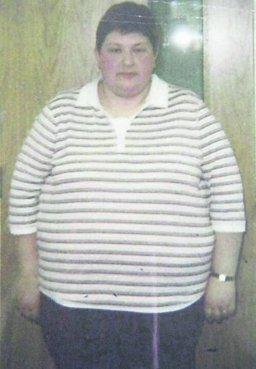 Sandra Buttimer before her weight loss