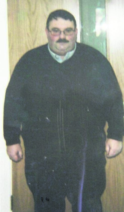 Frank Buttimer before his weight loss