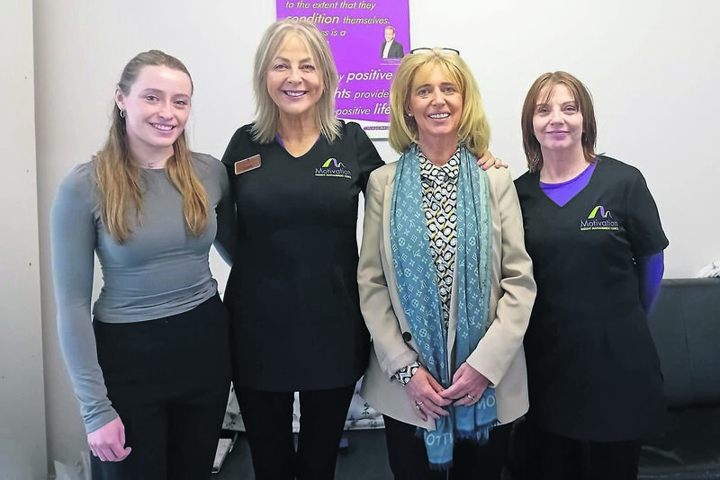 The Motivation team, Carla Connolly, Elibhe Heaphy, Audrey Forde, and Deirdre McGuirk