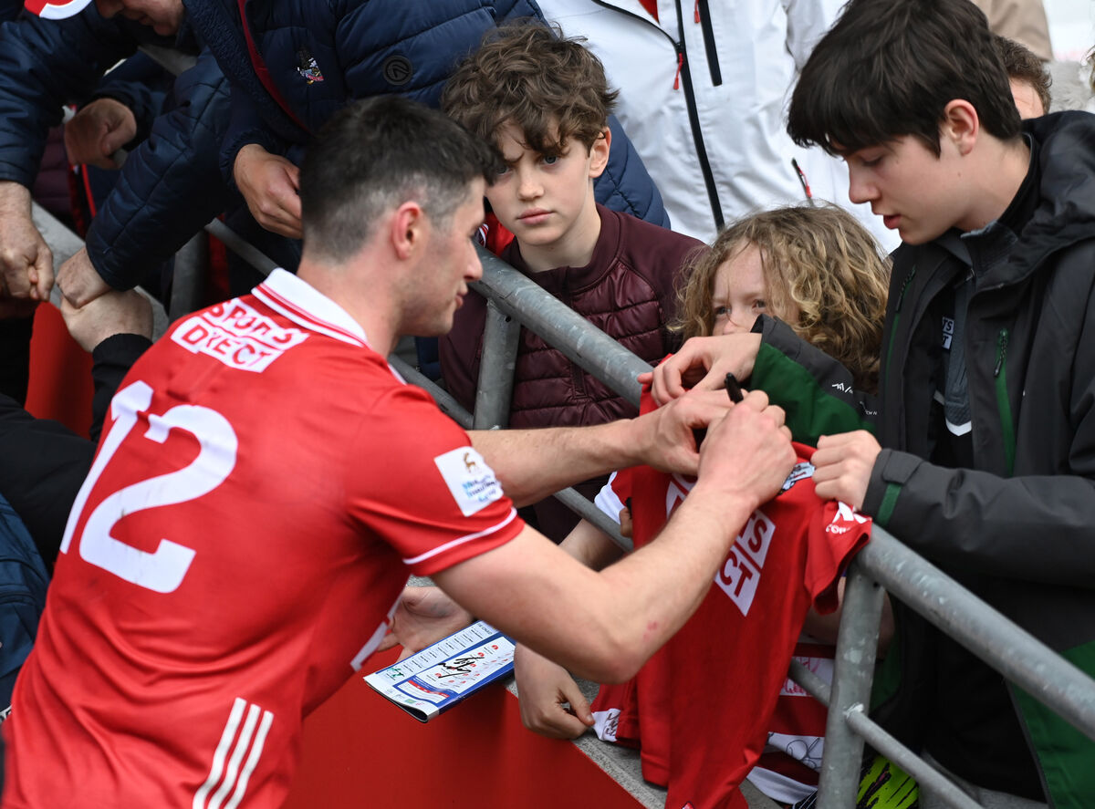 Cork's Seamus Harnedy signs autographs after defeating Tipp. Picture: Eddie O'Hare Cork's Seamus Harnedy signs autographs after defeating Tipp. Picture: Eddie O'Hare