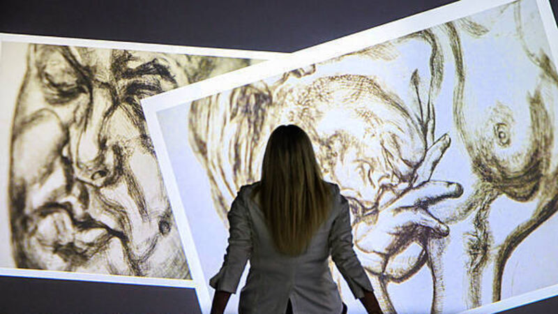 Free exhibition of 60 Lucian Freud sketches opens at Titanic Belfast Free exhibition of 60 Lucian Freud sketches opens at Titanic Belfast