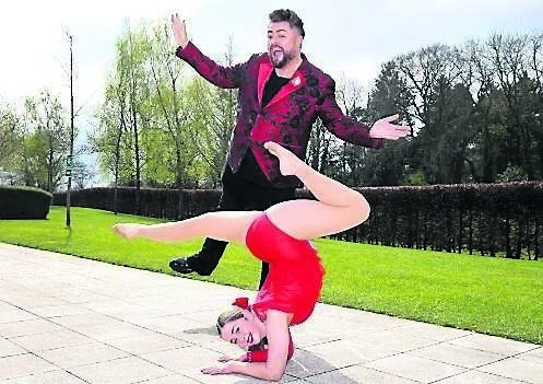 Carrigaline’s Zara Fogarty with James Patrice, host of the first Golden Dance Awards, which will take place in Dublin on September 13. Pic: Brian McEvoy
Carrigaline’s Zara Fogarty with James Patrice, host of the first Golden Dance Awards, which will take place in Dublin on September 13. Pic: Brian McEvoy