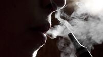 vapouring e cigarette close up