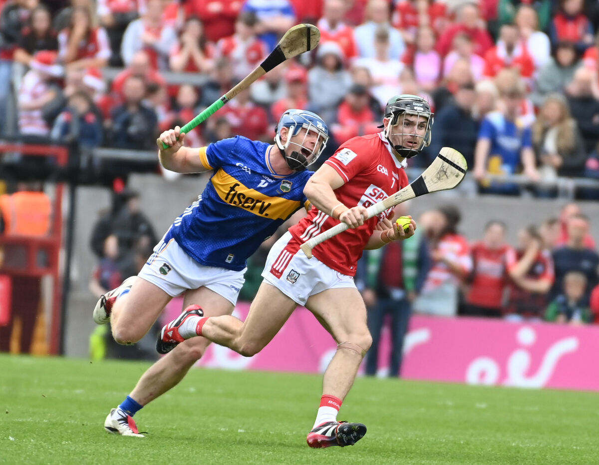Cork's Mark Coleman breaks from Tipperary's Jason Forde in the Munster SHC at SuperValu Páirc Uí Chaoimh. Picture: Eddie O'Hare Cork's Mark Coleman breaks from Tipperary's Jason Forde in the Munster SHC at SuperValu Páirc Uí Chaoimh. Picture: Eddie O'Hare