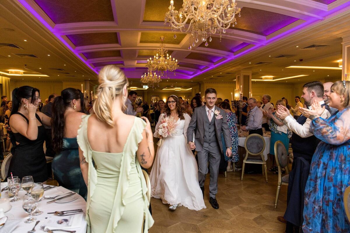 The couple said they were fortunate to be surrounded by their family and friends on the day. The couple said they were fortunate to be surrounded by their family and friends on the day.