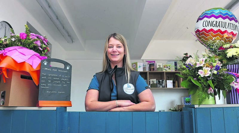 Veterinary surgeon Sarah Kelleher at her new business, Marina Veterinary Clinic in Centre Park Road, Cork. 	Picture: Jim Coughlan
                    