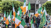Businesses left frustrated as immigration protestors kept apart by large Garda operation in Donegal