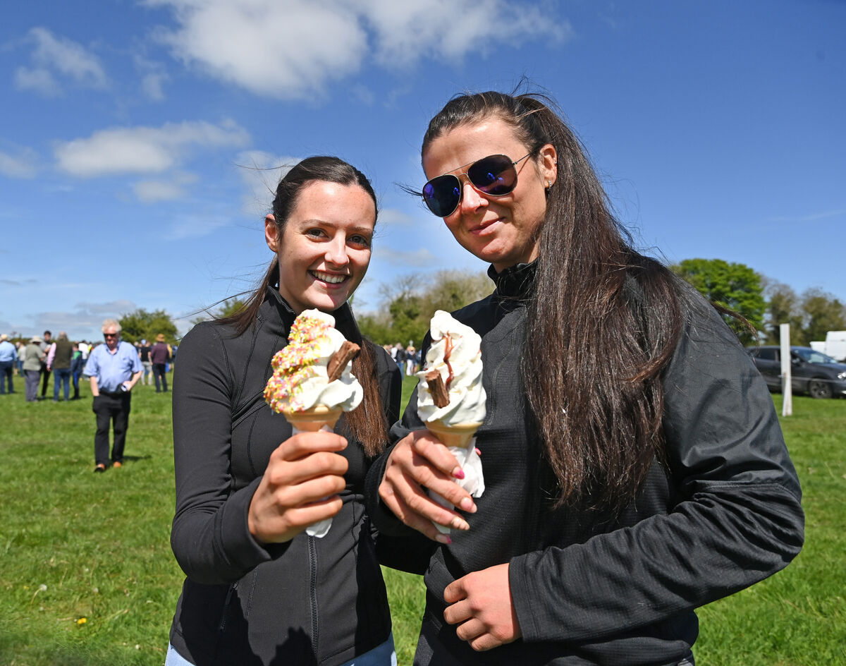 Cousins Ciara Draper and Clodagh McAuliffe, Conna, at Ballindenisk . Picture: Eddie O'Hare Cousins Ciara Draper and Clodagh McAuliffe, Conna, at Ballindenisk . Picture: Eddie O'Hare