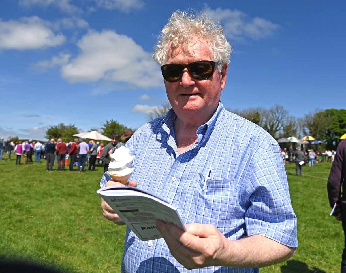 Sam Walsh, Kilworth, enjoying the racing and sunshine. Picture: Eddie O'Hare Sam Walsh, Kilworth, enjoying the racing and sunshine. Picture: Eddie O'Hare