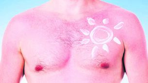 <p class="contextmenu internal_Caption">The ‘Bare-Chested Feen’ believes that as soon as UV levels reach “moderate”, the shirt must go. It could be 9am...</p>
