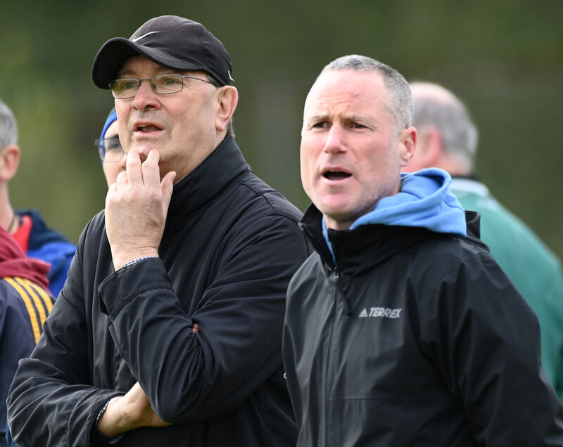 St Finbarr's selector Jimmy Barry-Murphy with manager Brian Roche. Picture: Eddie O'Hare