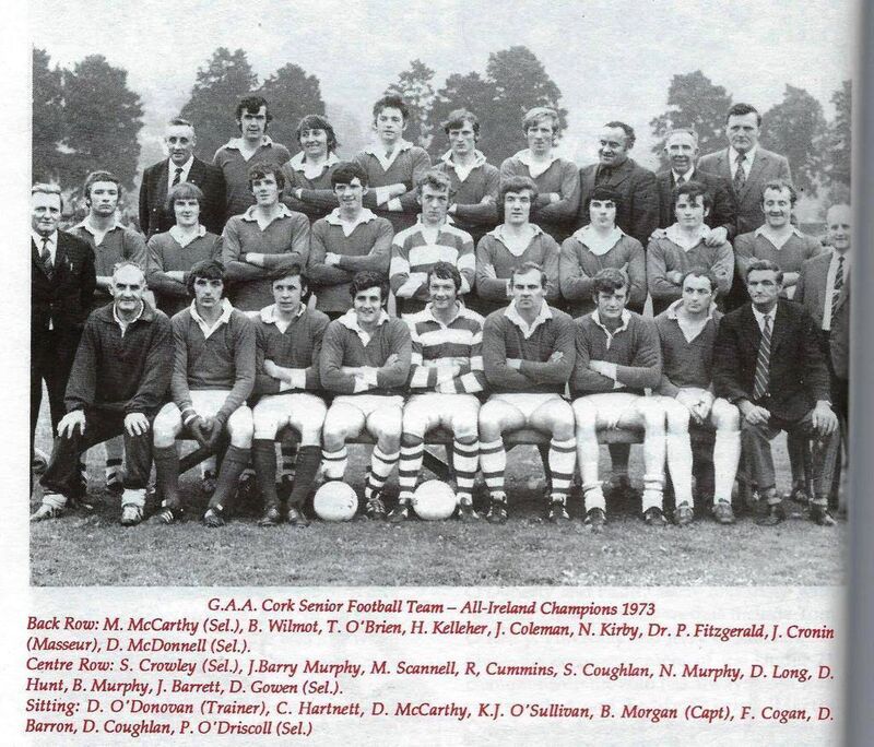 The Cork team that won the All-Ireland SFC in 1973. 