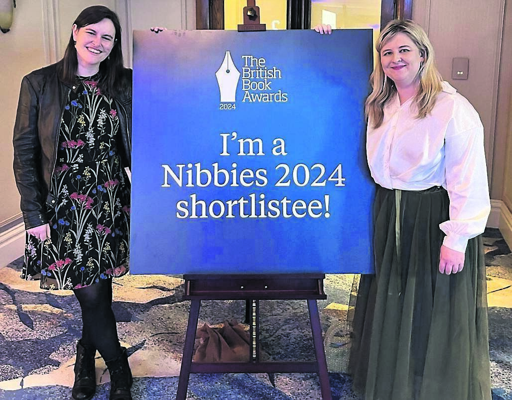 Eimear Ryan and Laura Cassidy at last year’s British Book Awards