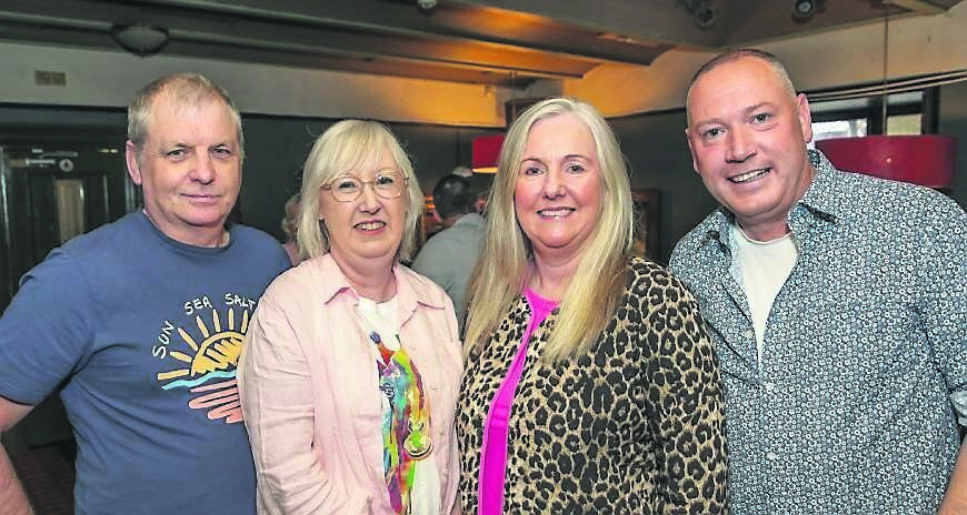 Pat and June Wyse with Trudy O’Connell and Alan McDonagh. Pat and June Wyse with Trudy O’Connell and Alan McDonagh.