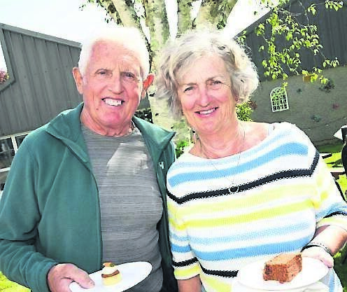 Michael and Mary O’Donovan, Carrigaline, at the official opening of Nigel’s Coffee Dock.