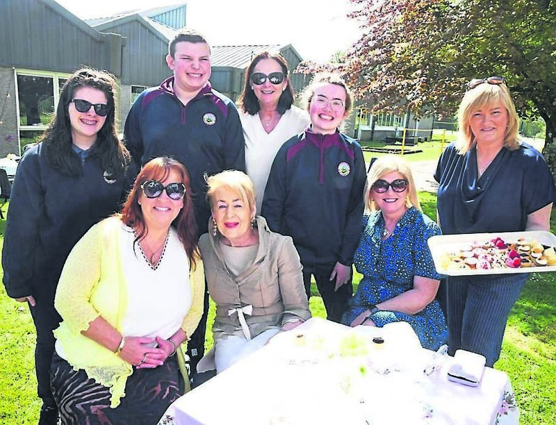 Ava Marshall, Oran O’Shea, Mags Moynihan (SNA), Hannah McGrath, Serina Cogan (SNA), with Clodagh Cashman, Carmel Morey, and Mary Loughnane (board of management).