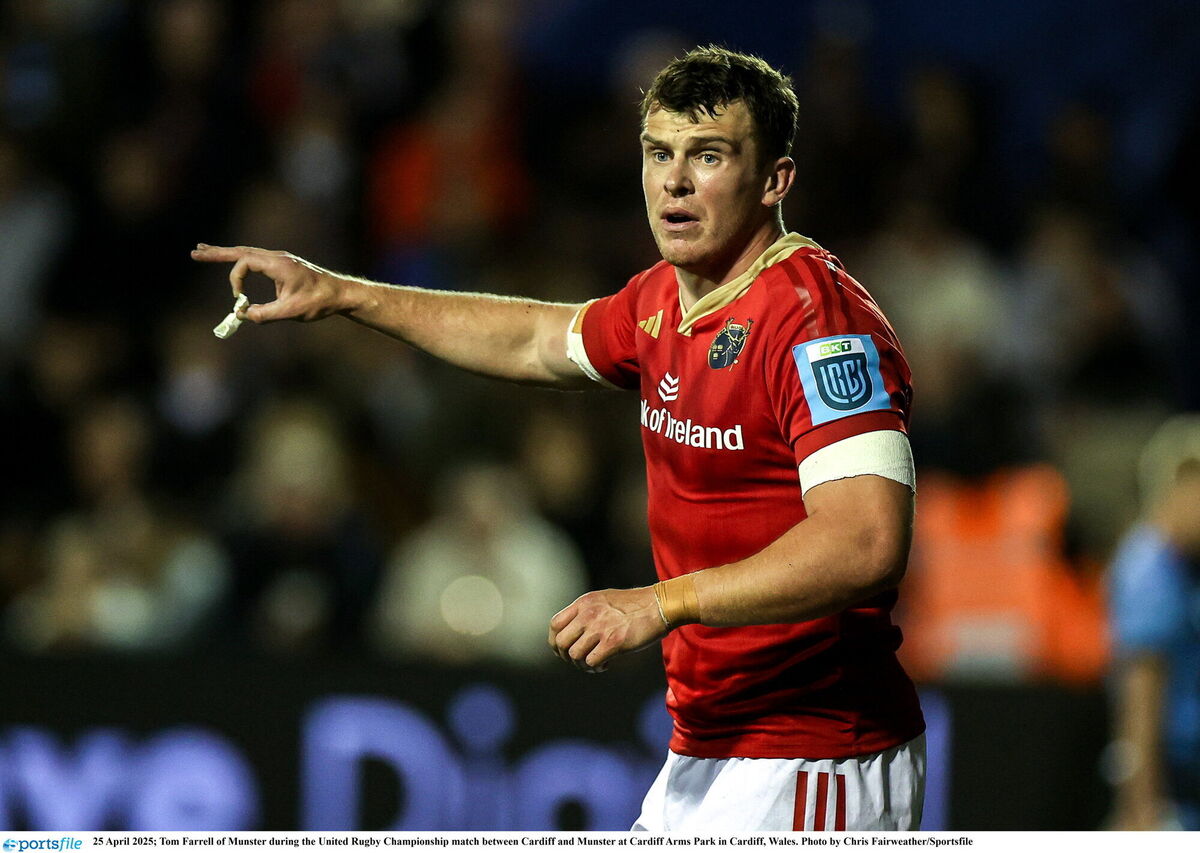 Tom Farrell. Picture: Chris Fairweather/Sportsfile Tom Farrell. Picture: Chris Fairweather/Sportsfile