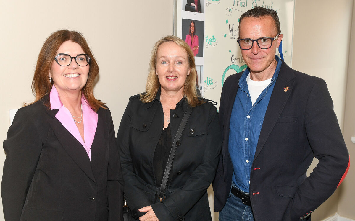  Anna O'Driscoll in company with Mairead and Richard Jacob, at the official opening of the Gentle Hands Homecare Cork office, at Hanover House, South Main St. Picture: David Keane
