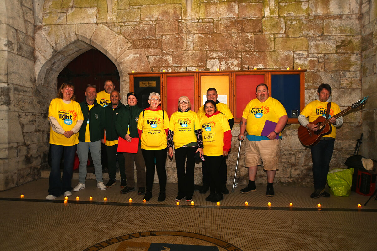 Cork Penny Dinners High Hopes Choir singing at the Darkness Into Light charity walk at University College, Cork (UCC) on Saturday 10th May 2025. Picture: Larry Cummins Cork Penny Dinners High Hopes Choir singing at the Darkness Into Light charity walk at University College, Cork (UCC) on Saturday 10th May 2025. Picture: Larry Cummins