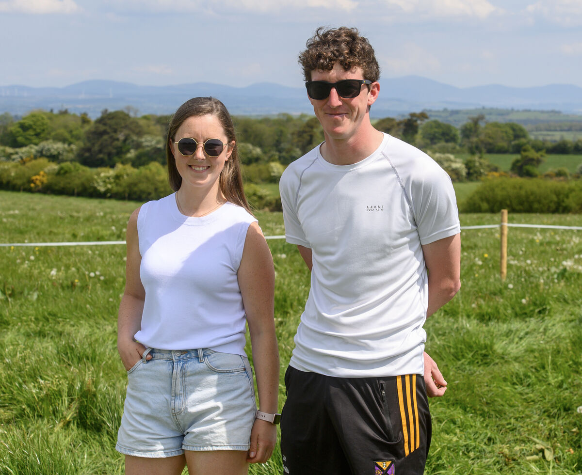  Jess Leahy and Johnny Hurley at the Point-to-Point races. Picture: Dan Linehan