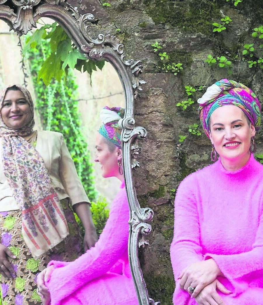 Fahmeda Naheed, from SECAD, with chef Orla McAndrew at the launch of Breaking Bread, an immersive food and community experience taking place during Cork On A Fork Fest in St Peter’s.  	Pictures: Joleen Cronin
                    