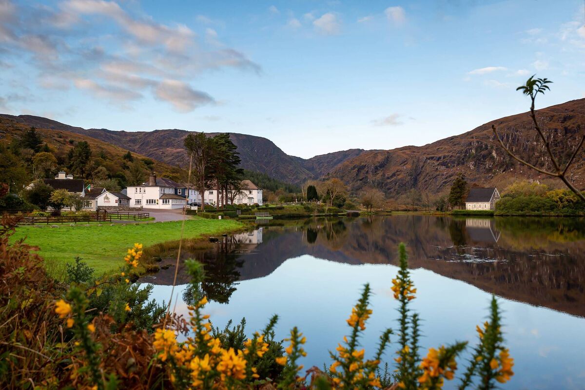 The Gougane Barra Hotel is nestled in the heart of the valley. The Gougane Barra Hotel is nestled in the heart of the valley.