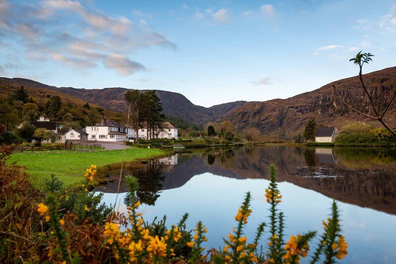 The Gougane Barra Hotel is nestled in the heart of the valley. 
