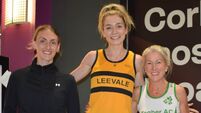 Niamh Allen from the Leevale club creates history crossing the line first ahead of the men in the race