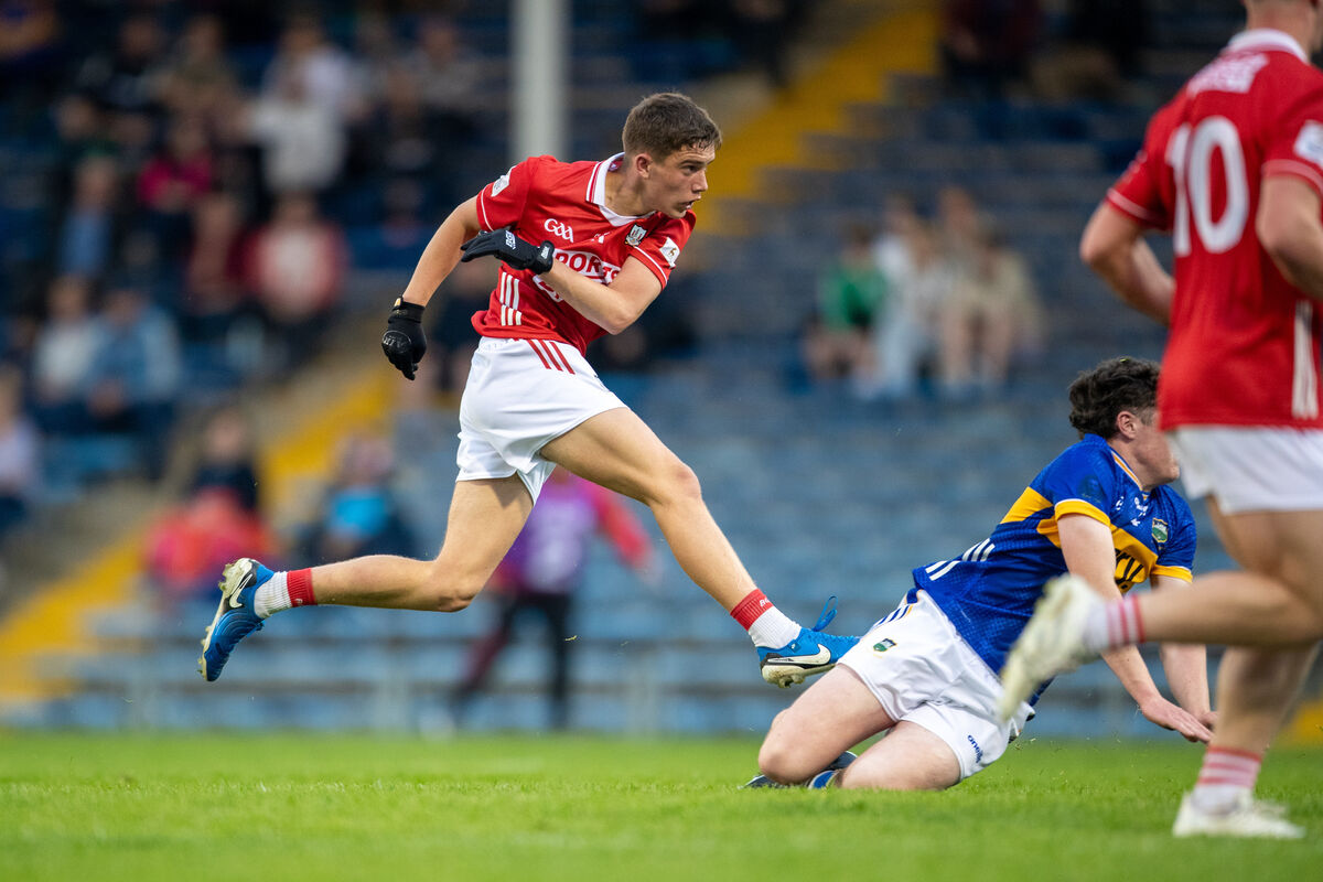 Cork's Donagh Flynn scores a goal against Tipperary. Picture: Diarmuid Brennan Cork's Donagh Flynn scores a goal against Tipperary. Picture: Diarmuid Brennan