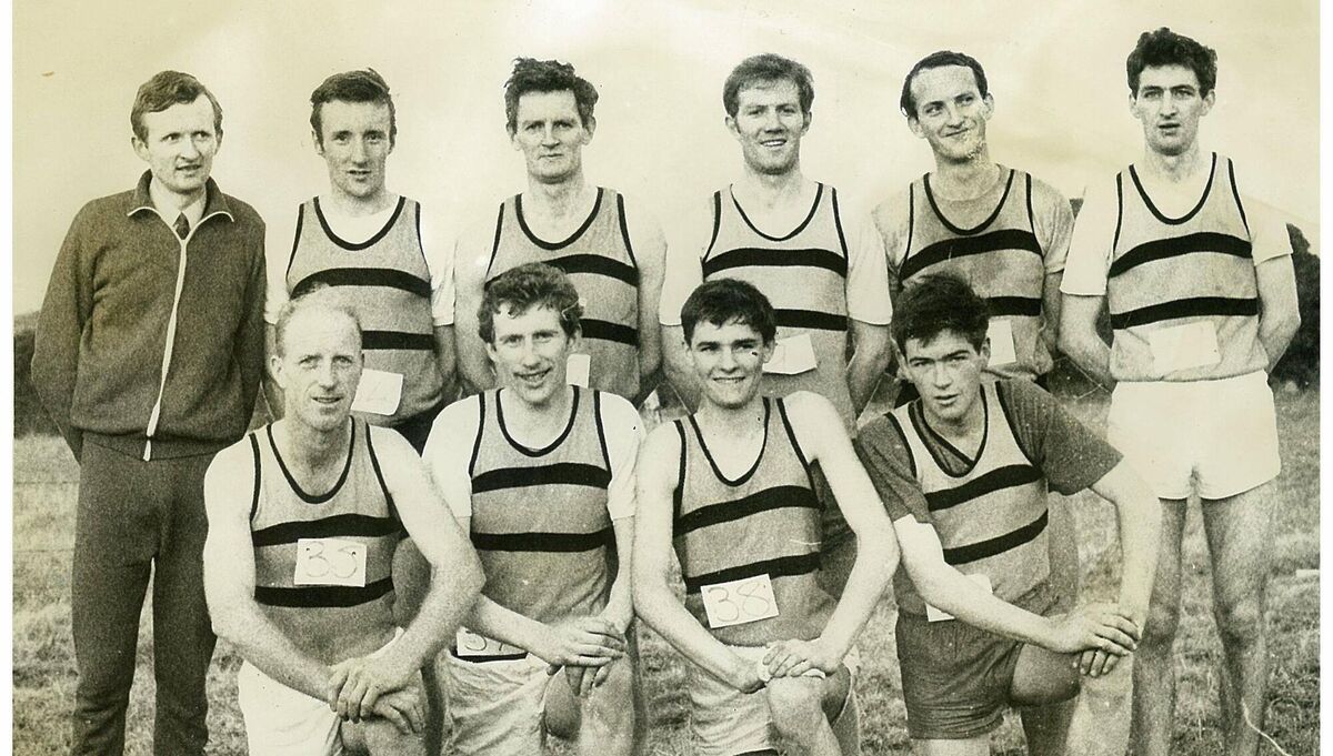 Leevale cross country team from 1969. Back L to R Kevin barry (R.I.P), Pat O'riordan, Joe O'Flynn, Der Cronin, Dick Hodgins (RIP), Hugh Parnell. Front Jackie O'Callaghan, John Shine (R.I.P.) Liam Horgan, George O'Callaghan Leevale cross country team from 1969. Back L to R Kevin barry (R.I.P), Pat O'riordan, Joe O'Flynn, Der Cronin, Dick Hodgins (RIP), Hugh Parnell. Front Jackie O'Callaghan, John Shine (R.I.P.) Liam Horgan, George O'Callaghan