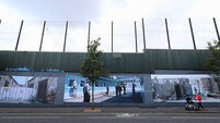 Belfast peace wall exhibition