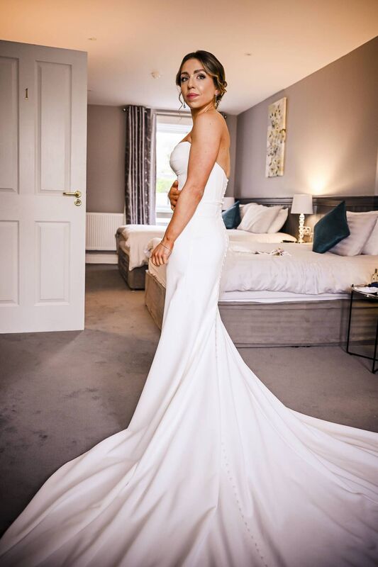 Eva's "dream dress" from Memories Boutique was custom made. Pictures:John Sexton