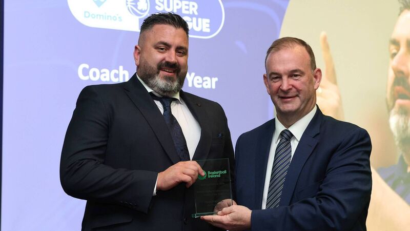 UCC Demons pair Danny O'Mahony and Patrick Robinson take the top honours at the Basketball Ireland end of season awards