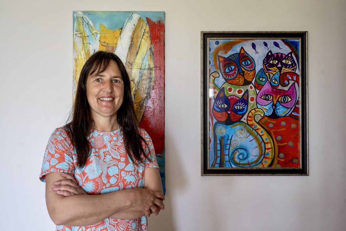 Dr Claudia Wagner, Irish cat breeder and lecturer, pictured in her home near Ballycotton which is decorated primarily with her 15 cats in mind. Picture Chani Anderson Dr Claudia Wagner, Irish cat breeder and lecturer, pictured in her home near Ballycotton which is decorated primarily with her 15 cats in mind. Picture Chani Anderson