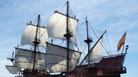 Spanish galleon sets sail for Cork Harbour