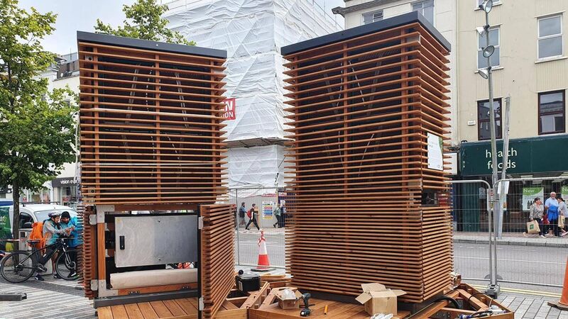 ‘Expensive benches’ a public relations failure as 'CityTrees' go into storage
