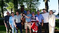 Cork hurler Seamus Harnedy watches father's mare win at Gowran Park