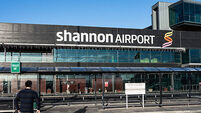 Shannon Airport, Ireland - December 27th 2016: Shannon Airport is Irelands 2nd largest airport in Ireland County Clare. A key ai