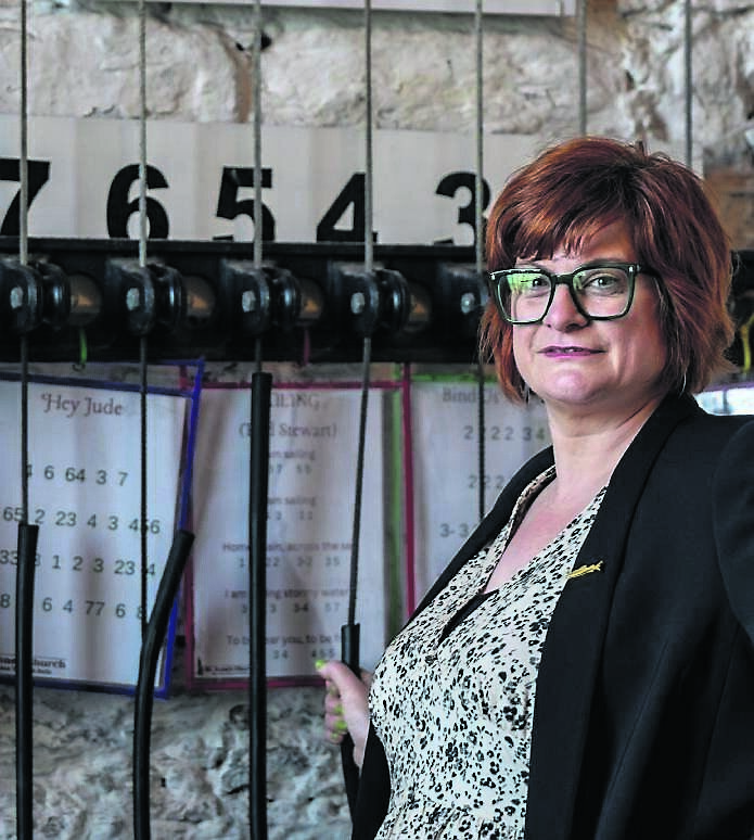 Tower Manager Marisa O’Mahony rings the bells Tower Manager Marisa O’Mahony rings the bells