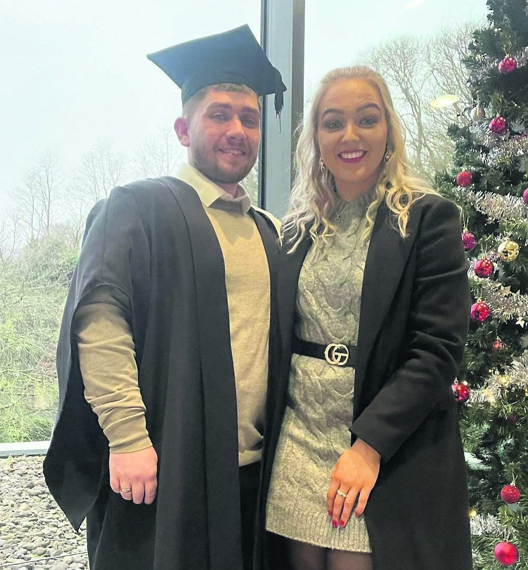 Ciarán Walsh and girlfriend Larissa McCarthy Ciarán Walsh and girlfriend Larissa McCarthy