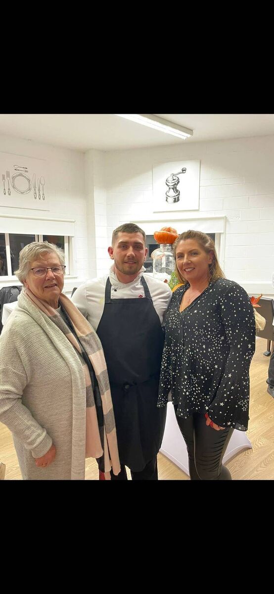 Ciarán Walsh with his mum Janice and granny Mary Ciarán Walsh with his mum Janice and granny Mary