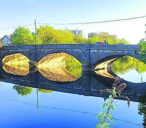 Thomas Davis Bridge in the recent warm weather, taken by award-winning Fair Hill photographer William Walsh.