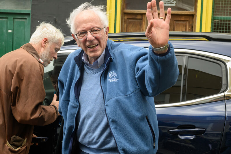 Senator Bernie Sanders on John Redmond St