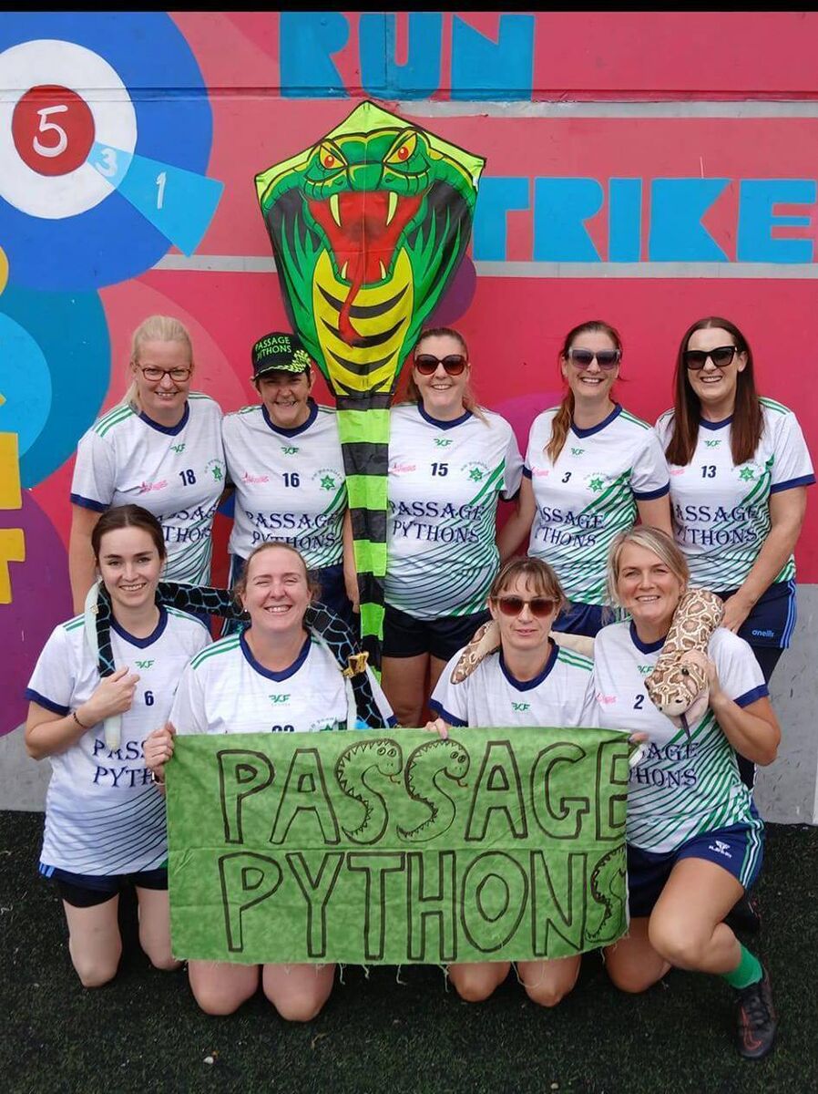 The Passage Pythons have about 20 members. The Passage Pythons have about 20 members.