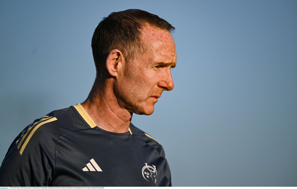 Munster interim head coach Ian Costello. Picture: Brendan Moran/Sportsfile