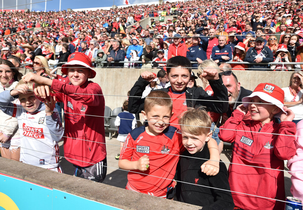 Cork fans packed SuperValu Páirc Uí Chaoimh. Picture: Eddie O'Hare Cork fans packed SuperValu Páirc Uí Chaoimh. Picture: Eddie O'Hare